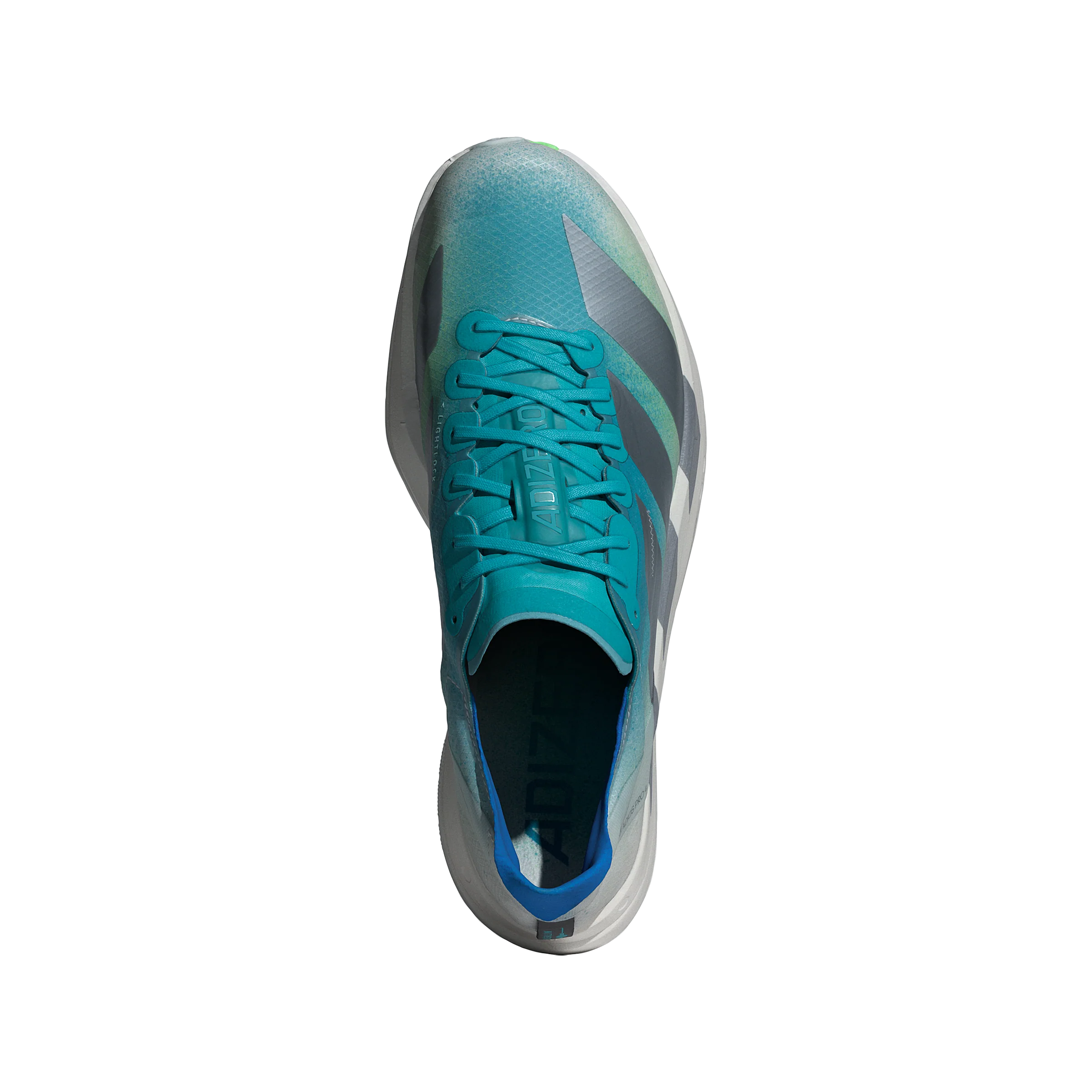 Adidas Mens Adizero Adios Pro 4 - Hi-Res Aqua/Iron Metallic/Grey One - Neutral - SS26 - Image 5