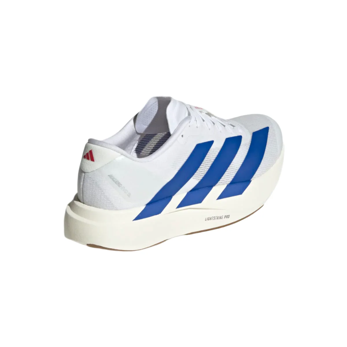 Adidas Mens Adizero Evo SL - Footwear White/Team Royal Blue/Pure Ruby - Neutral - AW25 - Image 4