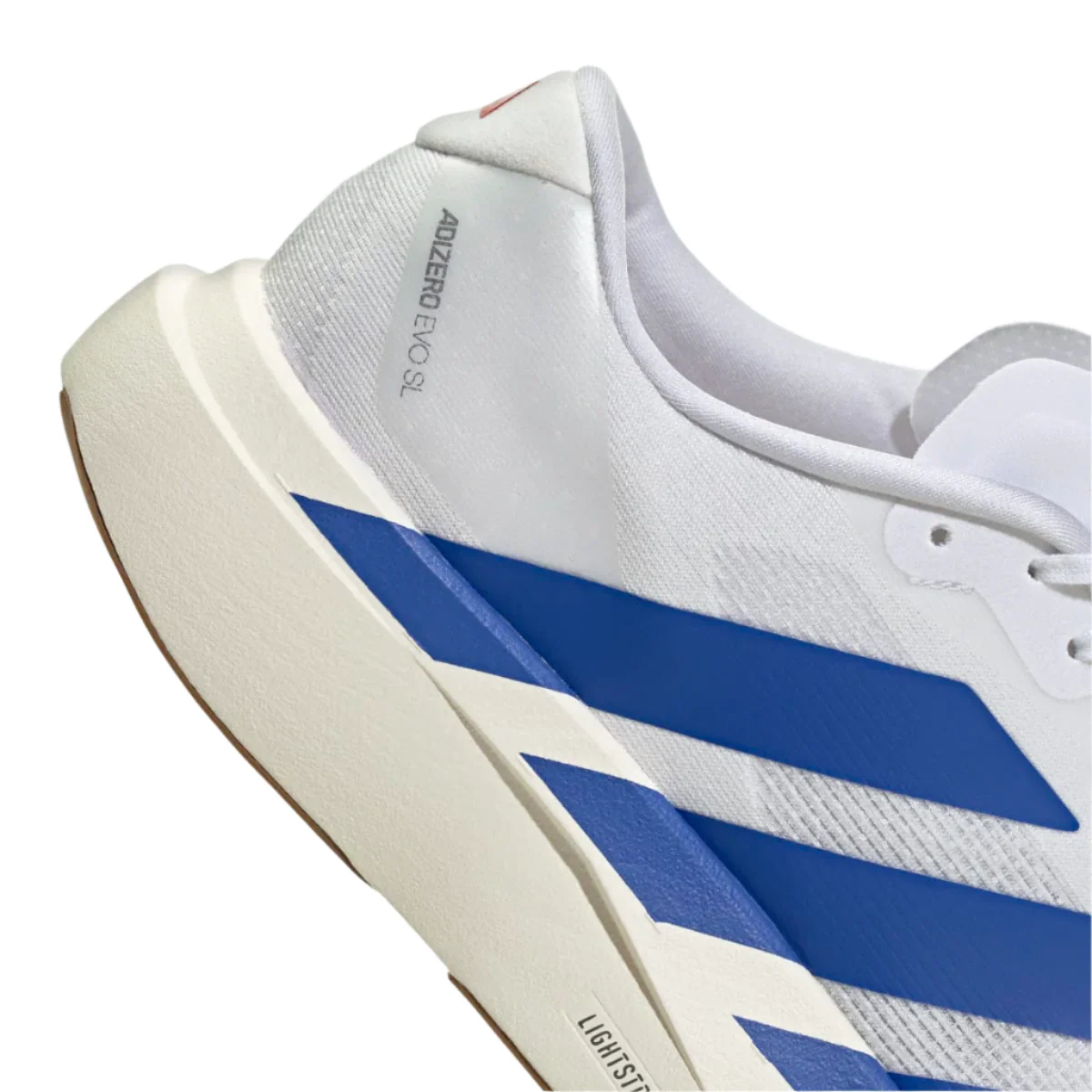 Adidas Mens Adizero Evo SL - Footwear White/Team Royal Blue/Pure Ruby - Neutral - AW25 - Image 7