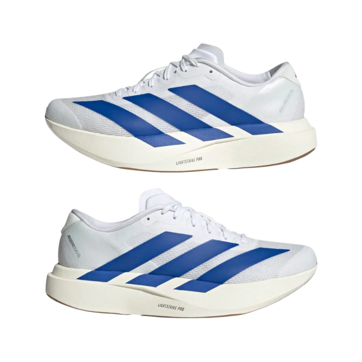 Adidas Mens Adizero Evo SL - Footwear White/Team Royal Blue/Pure Ruby - Neutral - AW25 - Image 8