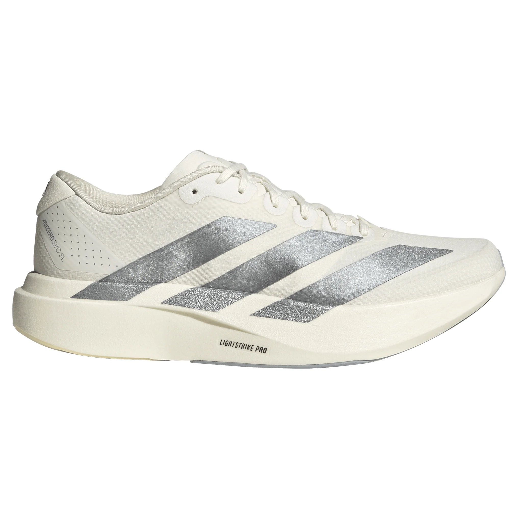 Adidas Mens Adizero Evo SL Woven - Core White/Core White/Halo Silver - Neutral - SS26
