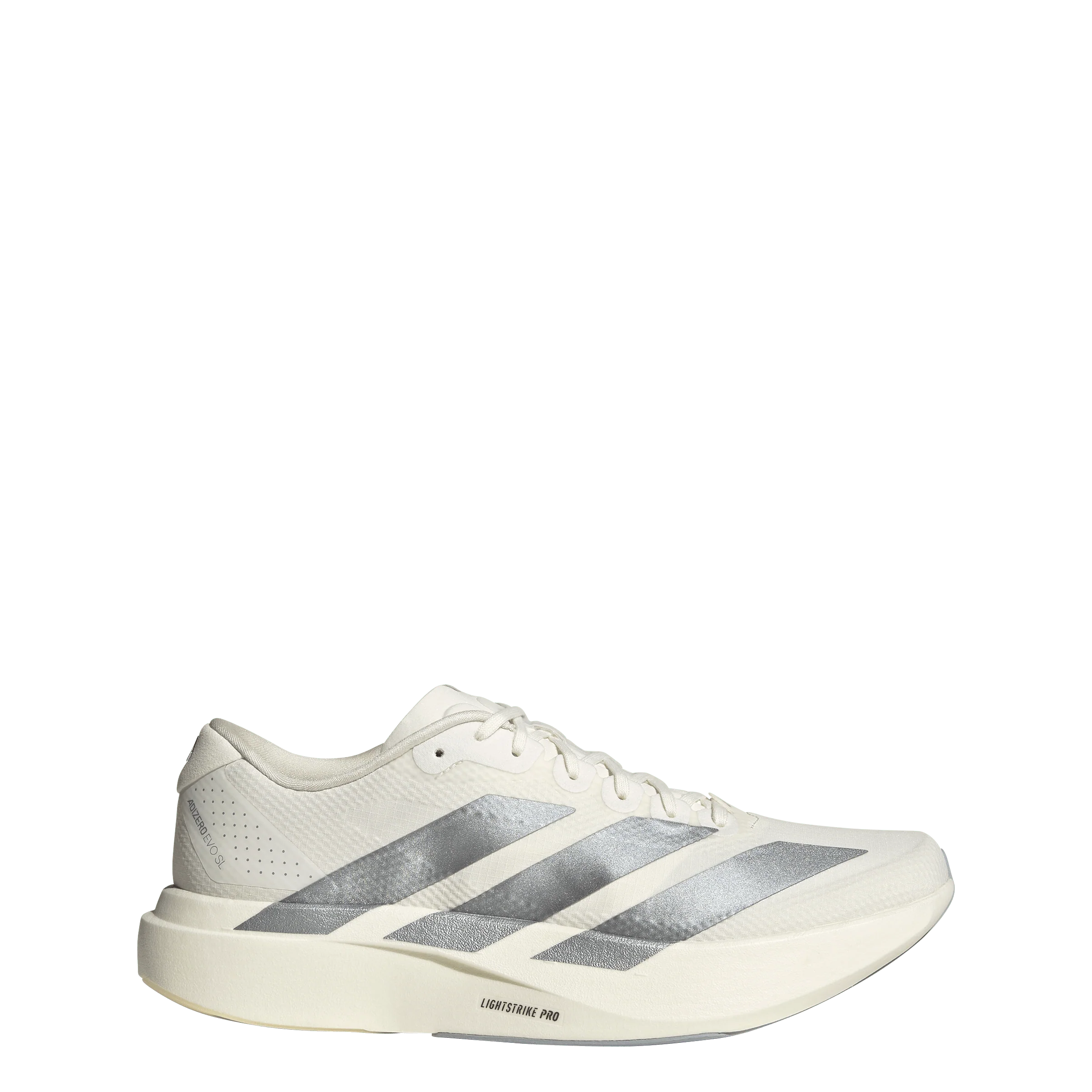 Adidas Mens Adizero Evo SL Woven - Core White/Core White/Halo Silver - Neutral - SS26 - Image 3