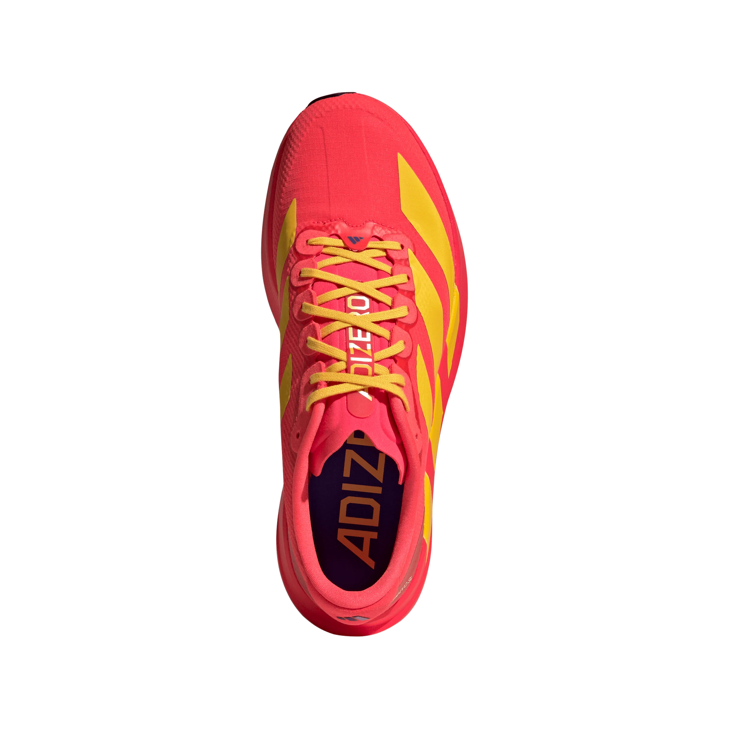 Adidas Mens Adizero Evo SL Woven - Lucid Red/Bold Gold/Semi Lucid Blue - Neutral - SS26 - Image 4
