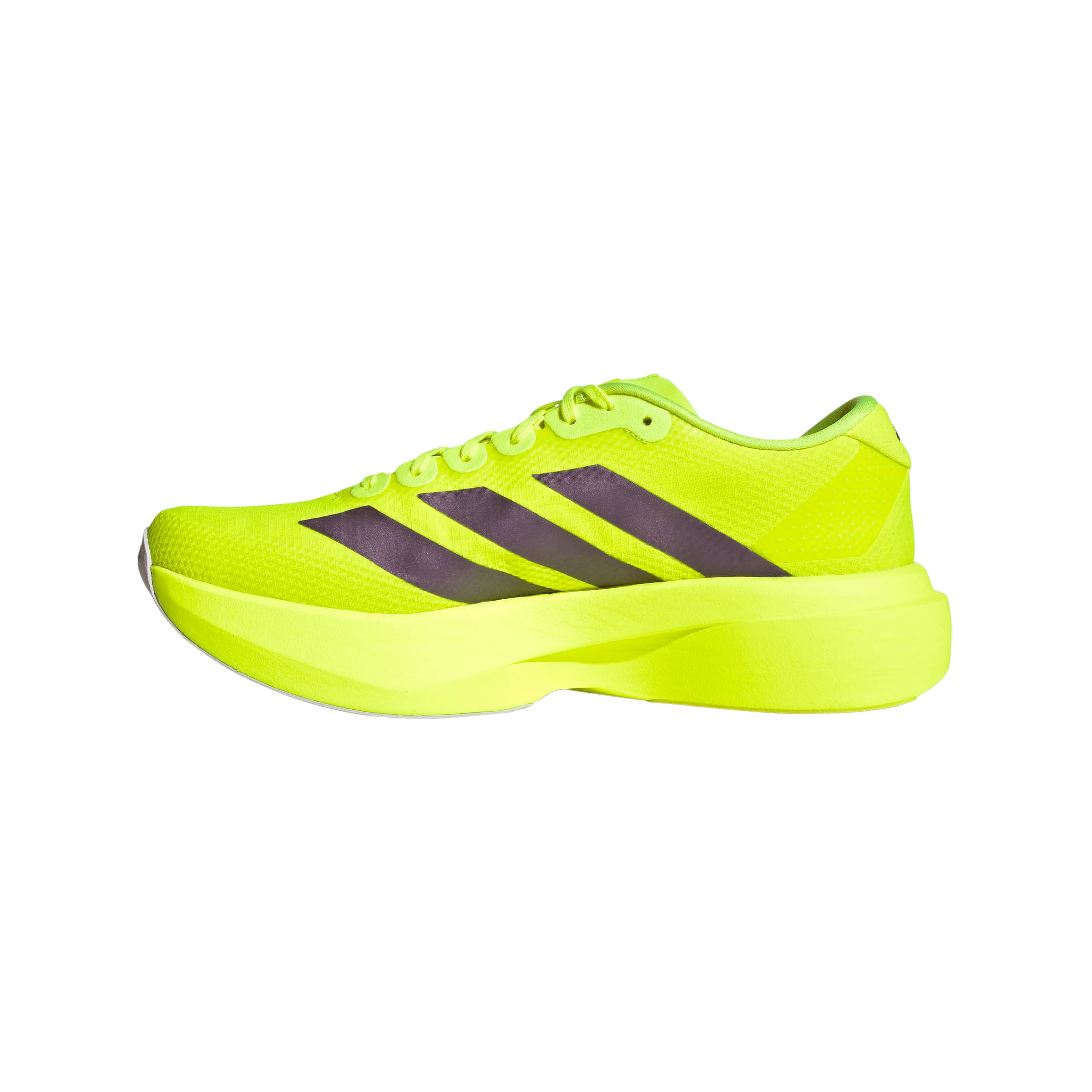 Adidas Mens Adizero Evo SL Woven - Solar Yellow/Aurora Plum/Powder Plum - Neutral - SS26 - Image 4