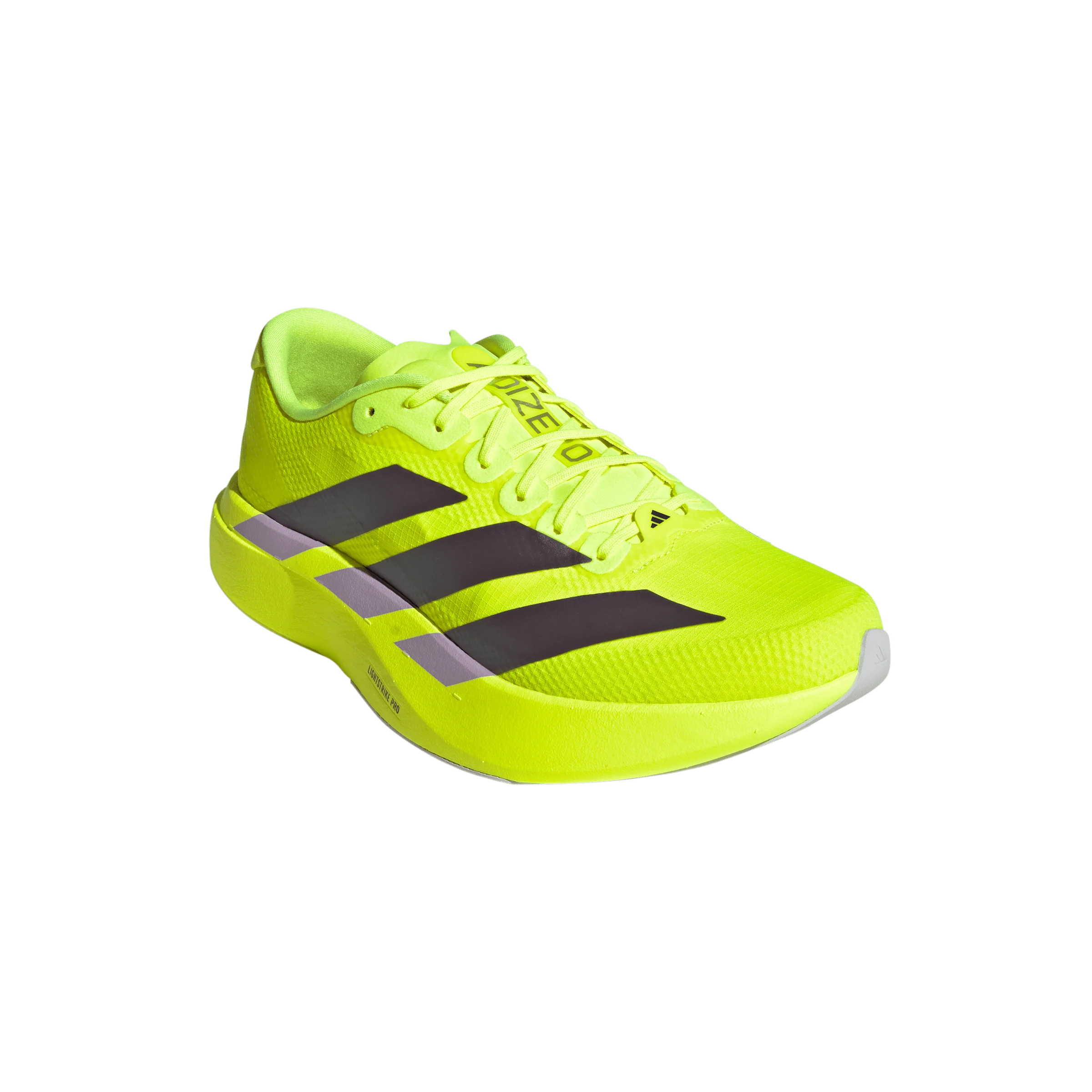 Adidas Mens Adizero Evo SL Woven - Solar Yellow/Aurora Plum/Powder Plum - Neutral - SS26 - Image 5