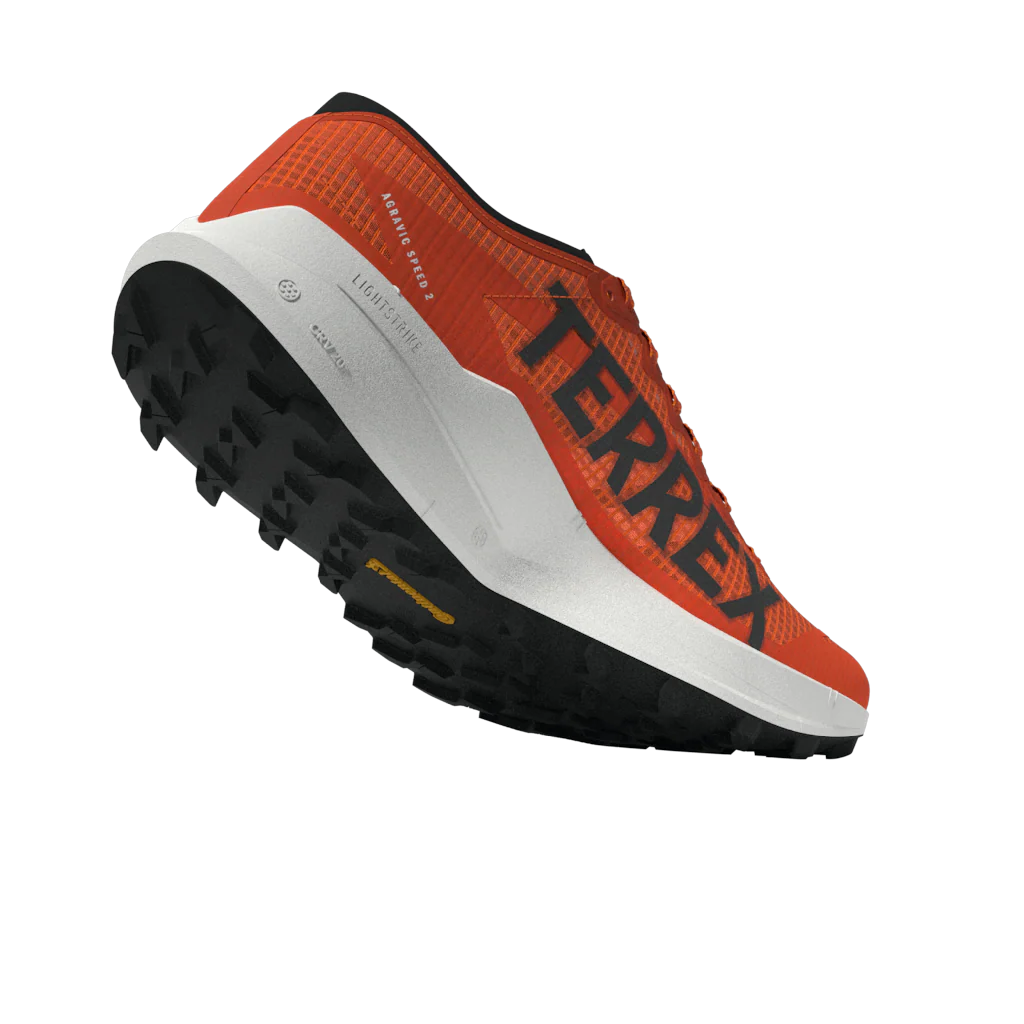 Adidas Mens Terrex Agravic Speed 2 - Semi Impact Orange/Core Black - Trail - SS26 - Image 12