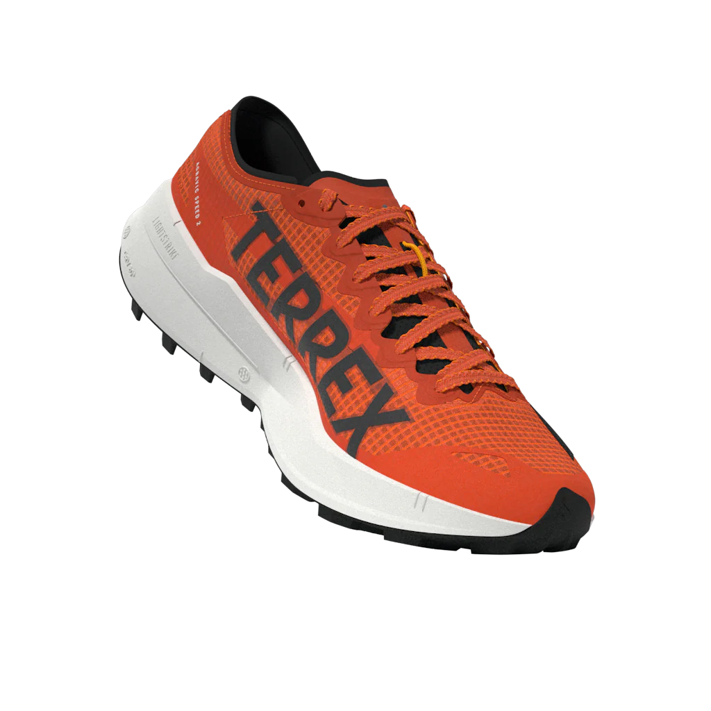 Adidas Mens Terrex Agravic Speed 2 - Semi Impact Orange/Core Black - Trail - SS26 - Image 4