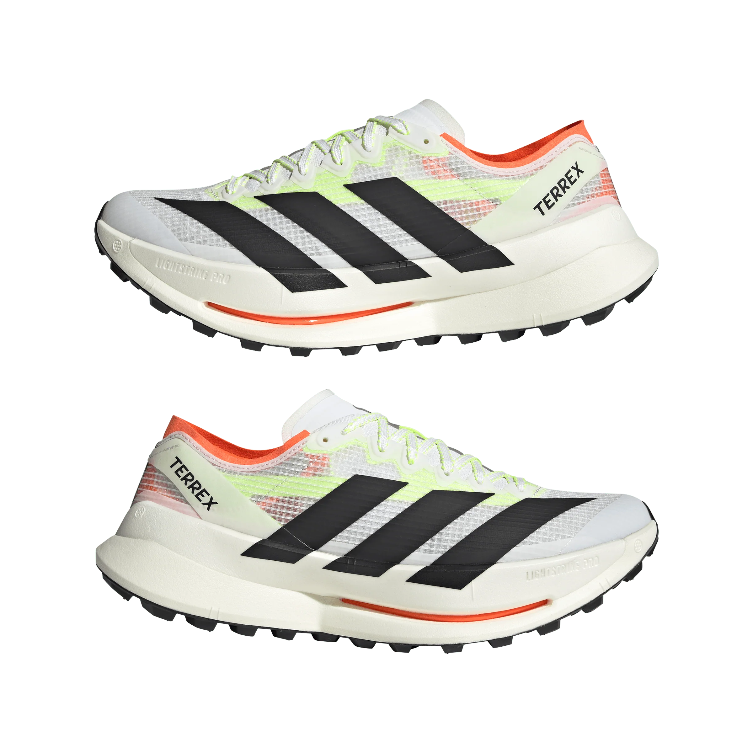 Adidas Mens Terrex Agravic Speed Ultra 2 - Cloud White/Core Black/Semi Impact Orange - Trail - SS26 - Image 9