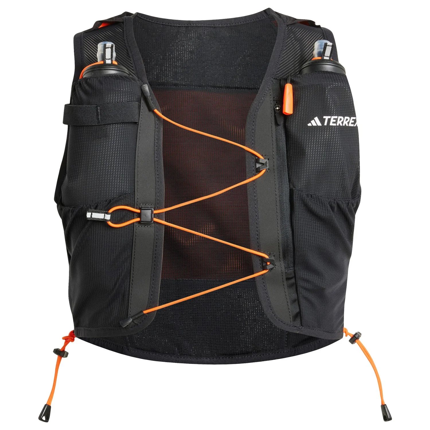 Adidas Terrex Trail Running Techrock Vest 12L - Black/White/Impact Orange - Image 4