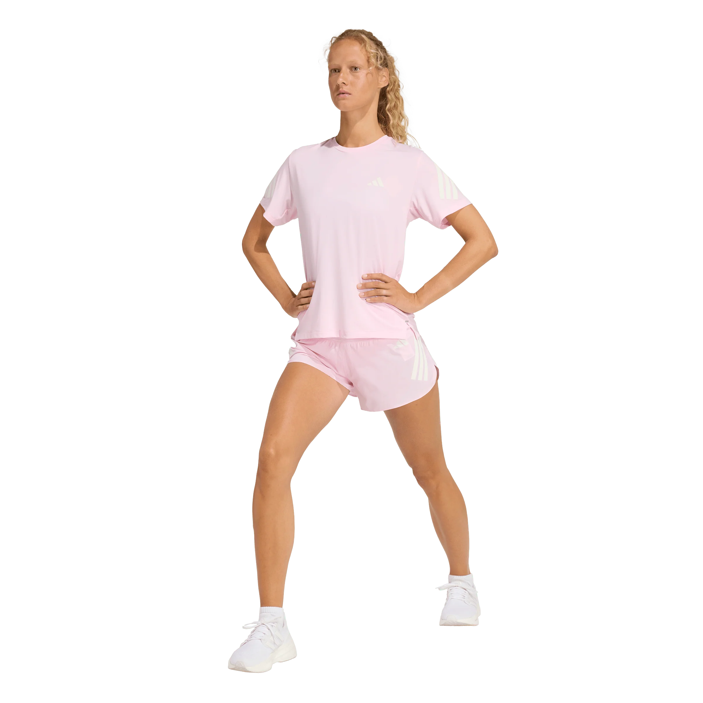 Adidas Womens ADI365 Climacool Tee - Clear Pink - Image 4