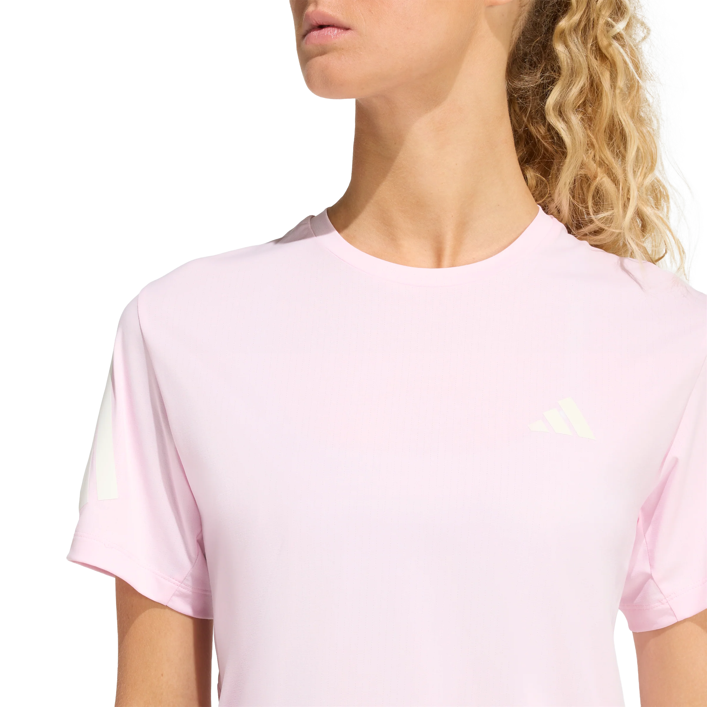 Adidas Womens ADI365 Climacool Tee - Clear Pink - Image 5
