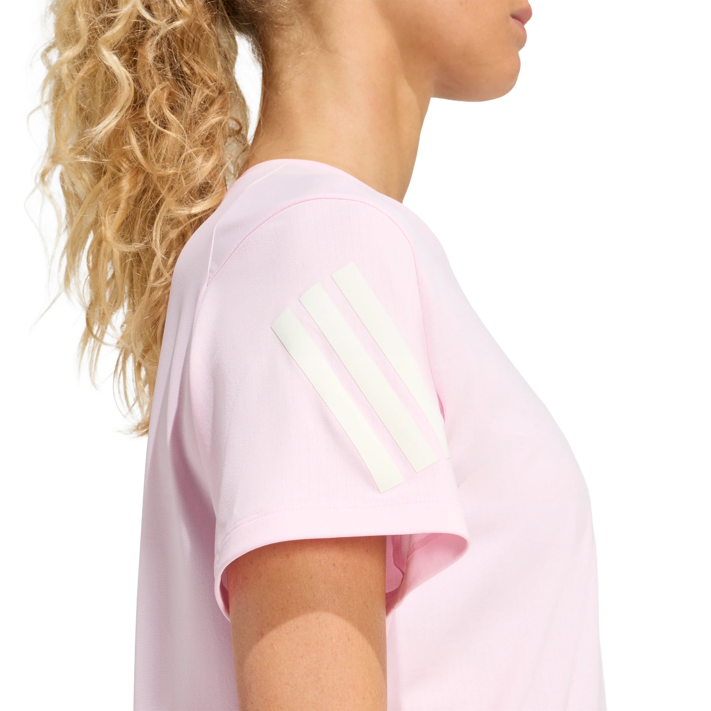Adidas Womens ADI365 Climacool Tee - Clear Pink - Image 6