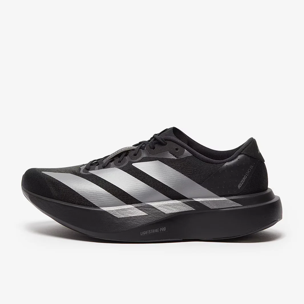 Adidas Womens Adizero Evo SL Woven - Core Black/Silver Metallic/Carbon - Neutral - SS26 - Image 3