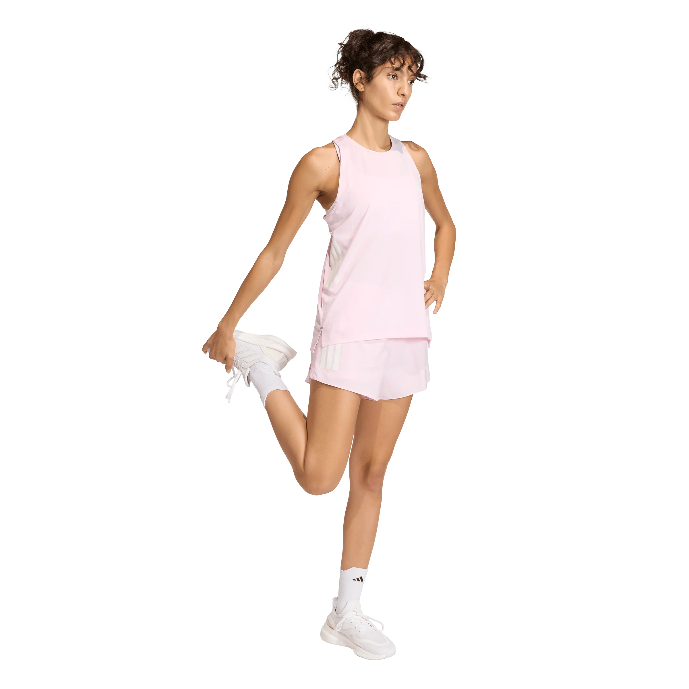 Adidas Womens Iconic Tank - Clear Pink - Image 4