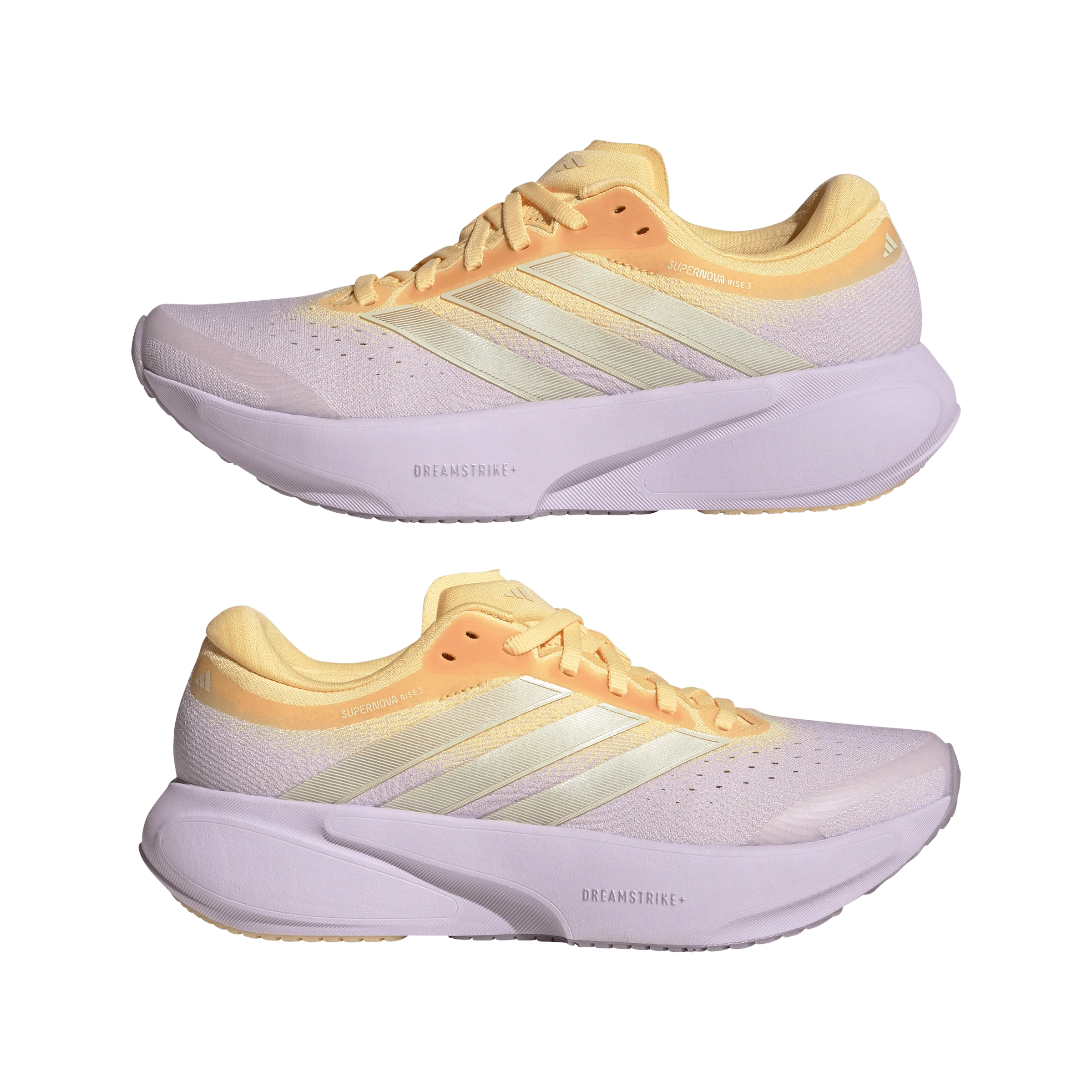 Adidas Womens Supernova Rise 3 - Ice Lavender/Ice Gold Metallic/Ice Tangerine - Neutral - SS26 - Image 10