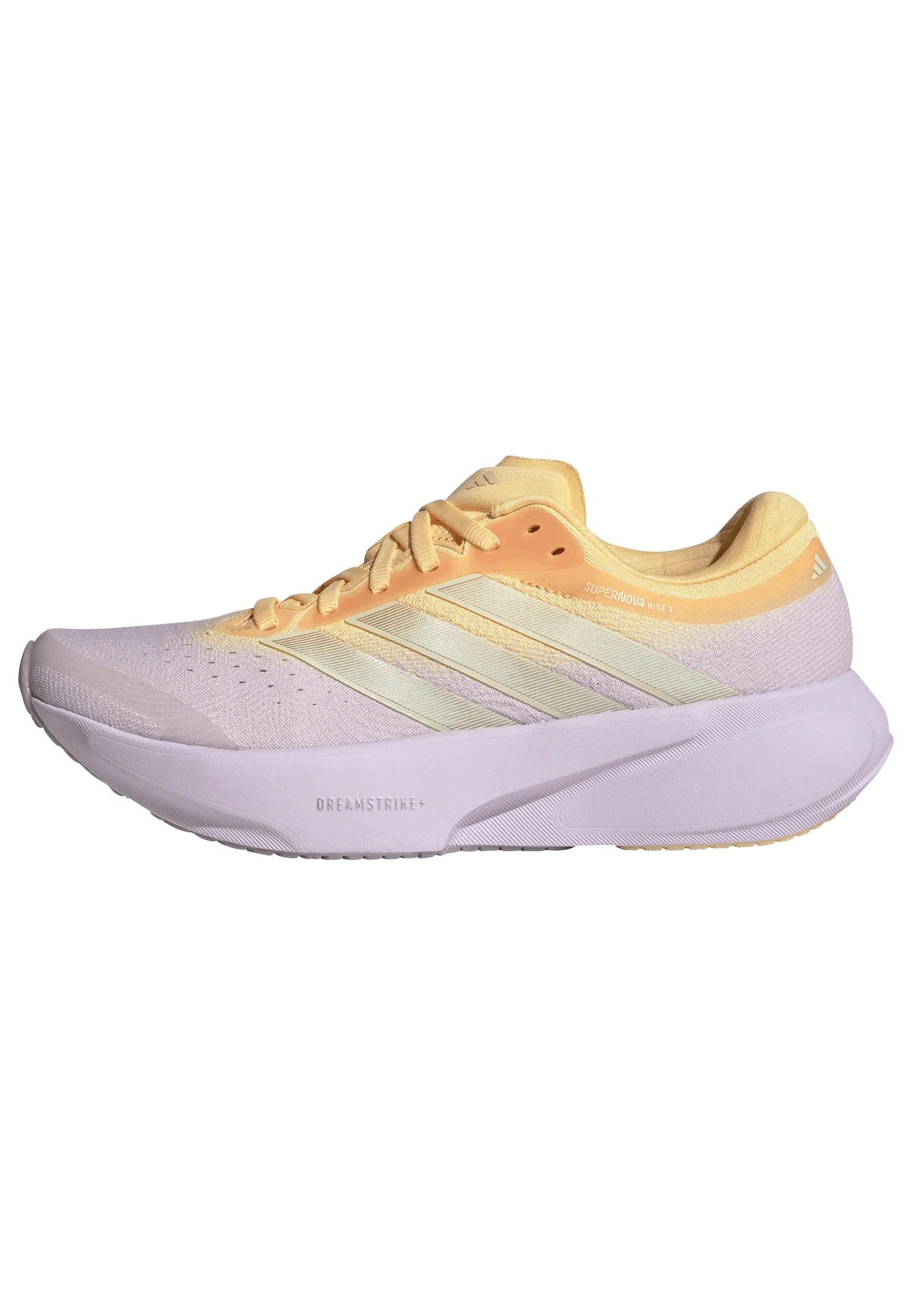 Adidas Womens Supernova Rise 3 - Ice Lavender/Ice Gold Metallic/Ice Tangerine - Neutral - SS26 - Image 12