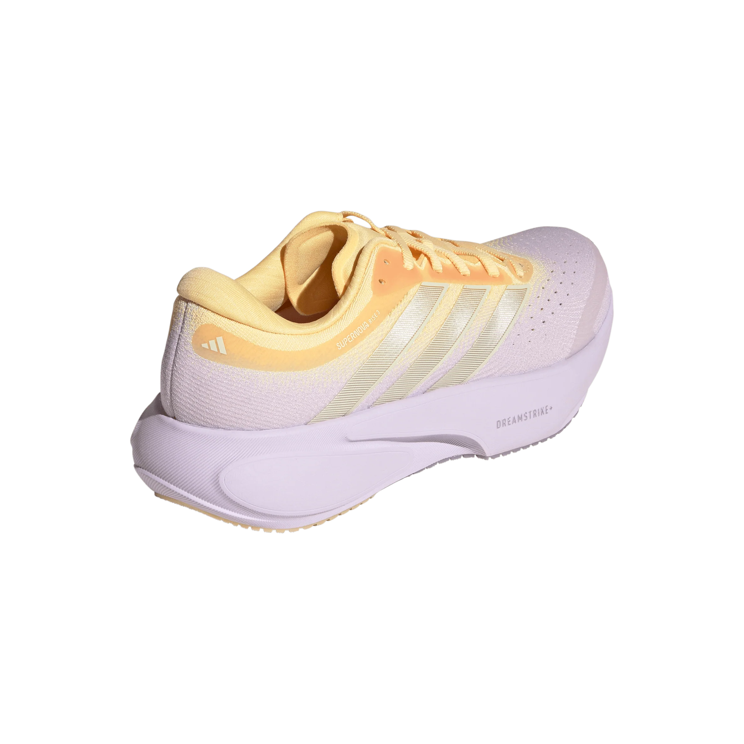 Adidas Womens Supernova Rise 3 - Ice Lavender/Ice Gold Metallic/Ice Tangerine - Neutral - SS26 - Image 8