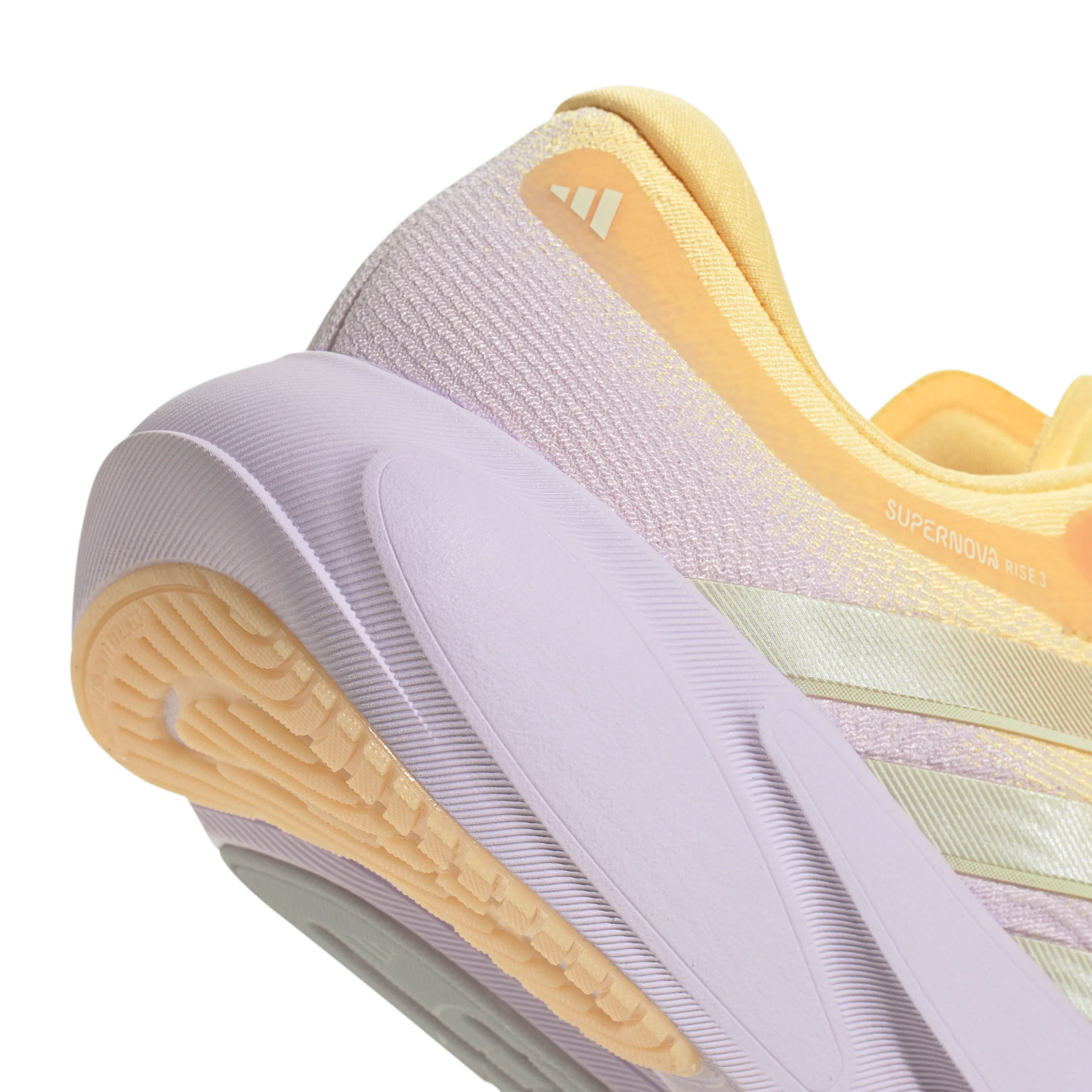 Adidas Womens Supernova Rise 3 - Ice Lavender/Ice Gold Metallic/Ice Tangerine - Neutral - SS26 - Image 9