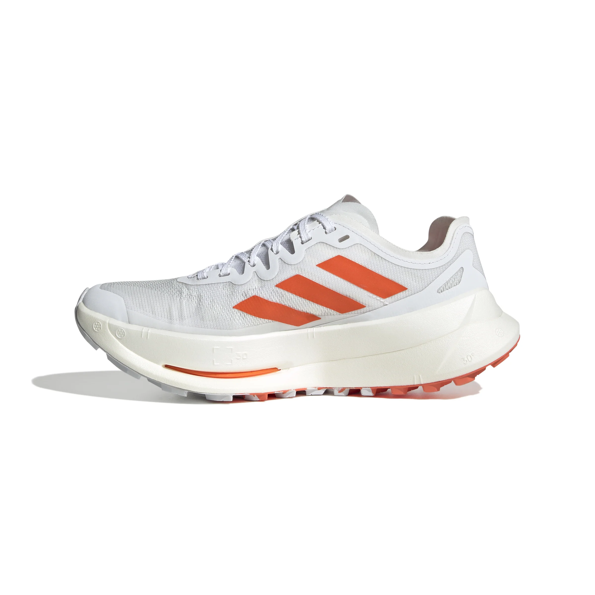 Adidas Womens Terrex Agravic Speed Ultra - Footwear White/Impact Orange/Dash Grey - Trail - SS25 - Image 4