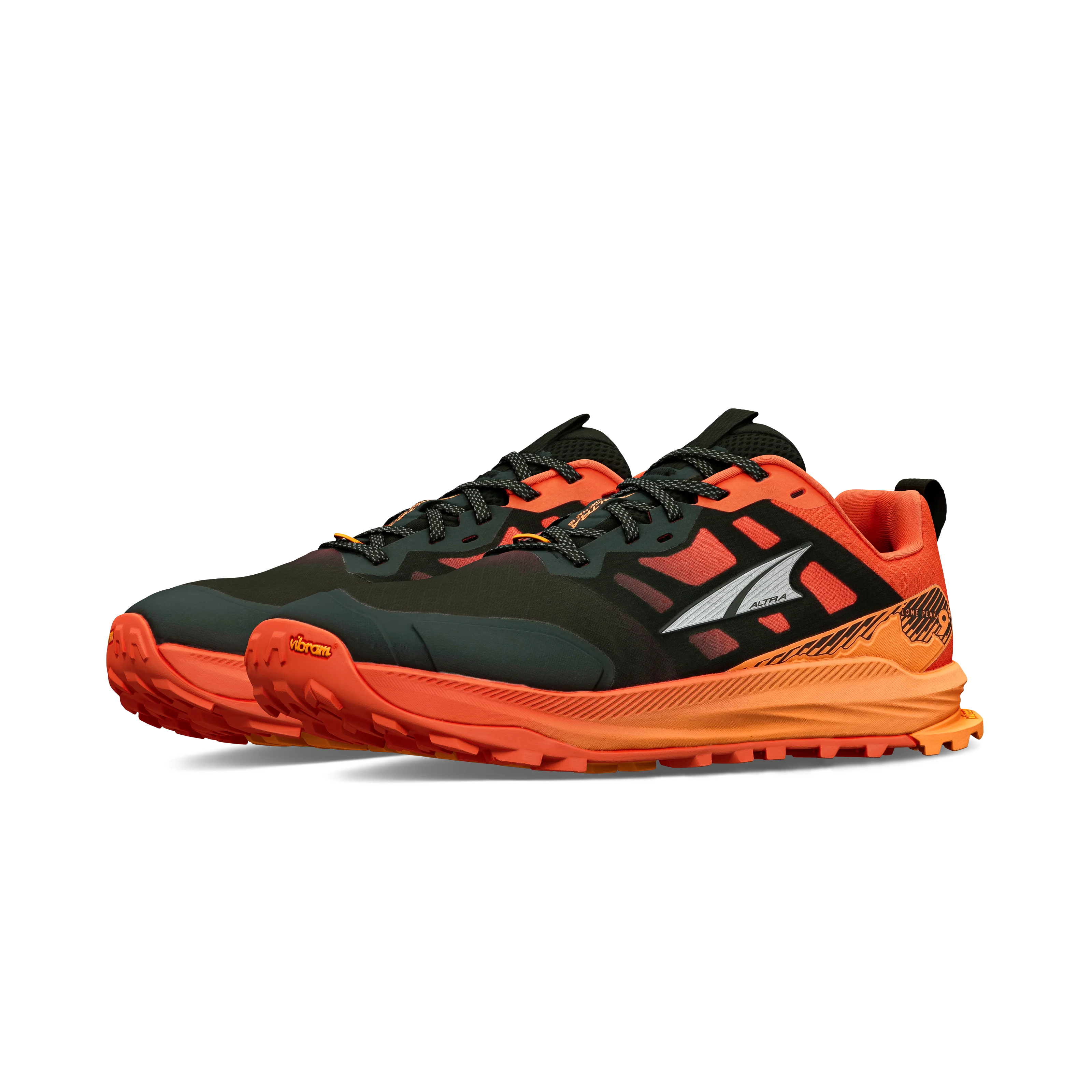 Altra Mens Lone Peak 9+ - Black/Orange - Trail - SS26 - Image 4