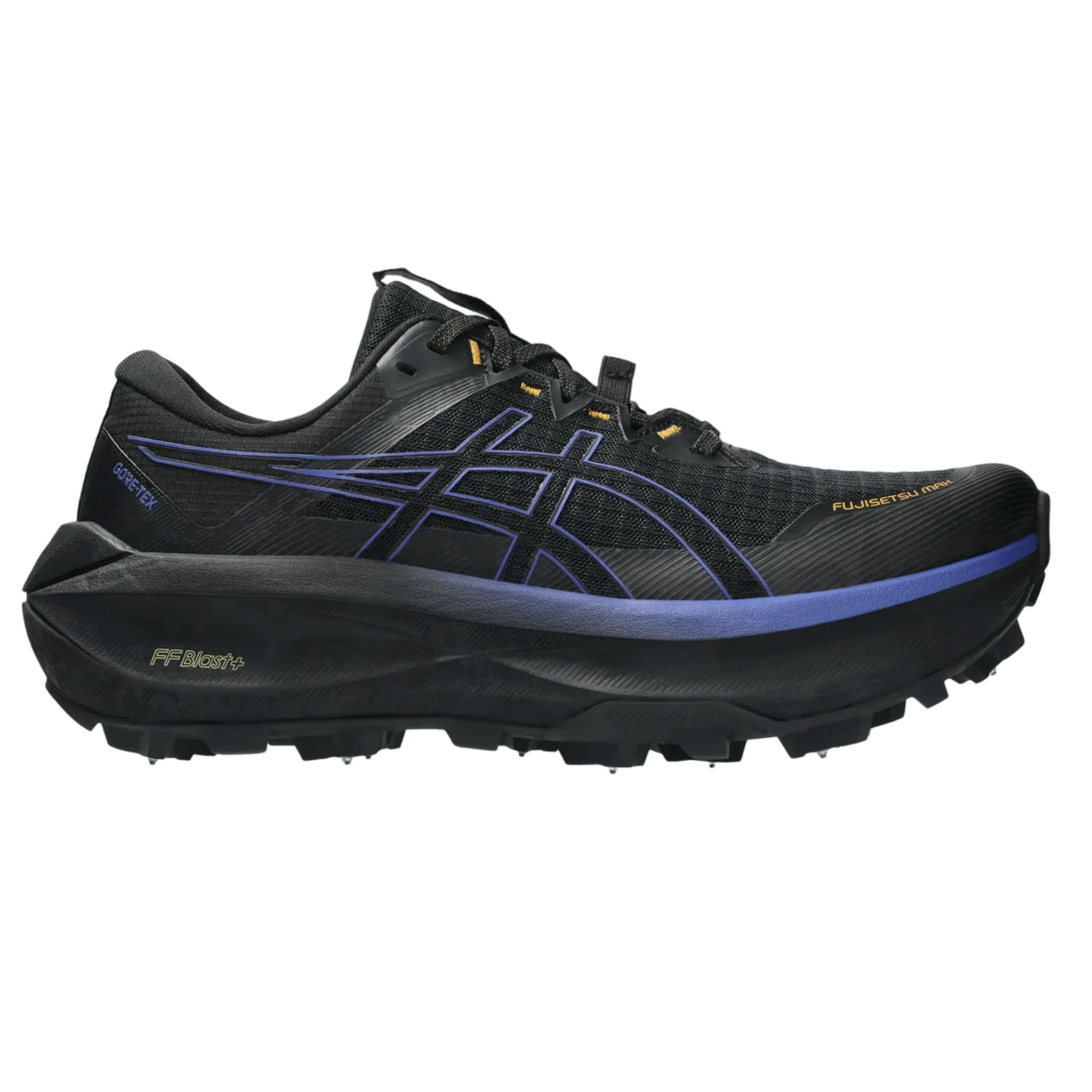 Asics Mens Fujisetsu Max GTX - Black/Dark Cobalt - Trail - SS26