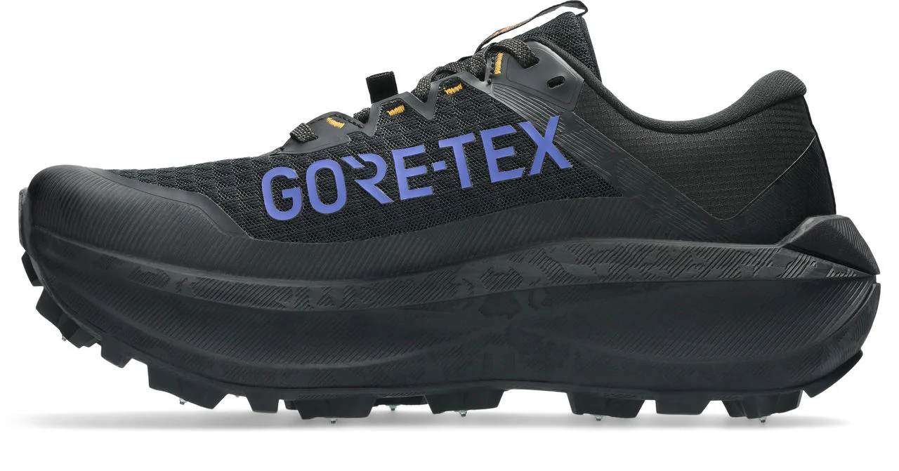 Asics Mens Fujisetsu Max GTX - Black/Dark Cobalt - Trail - SS26 - Image 6