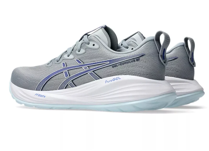 Asics Mens Gel Cumulus 27 - Gravel/Midnight - Neutral - AW25 - Image 3
