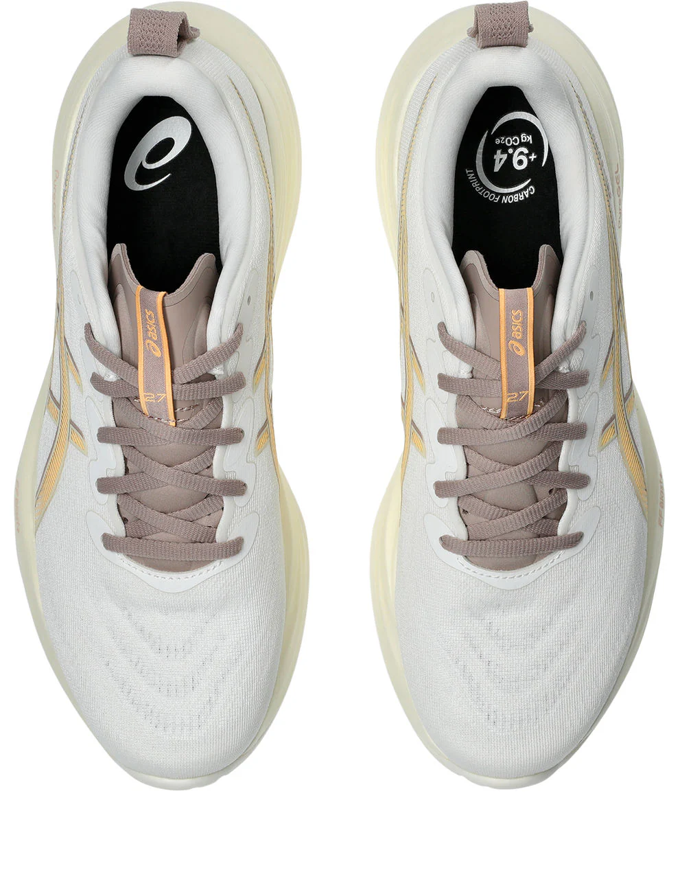 Asics Mens Gel Cumulus 27 - White/Fawn - Neutral - AW25 - Image 4
