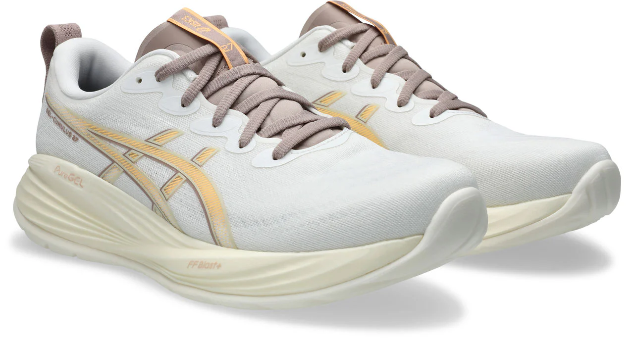 Asics Mens Gel Cumulus 27 - White/Fawn - Neutral - AW25 - Image 5