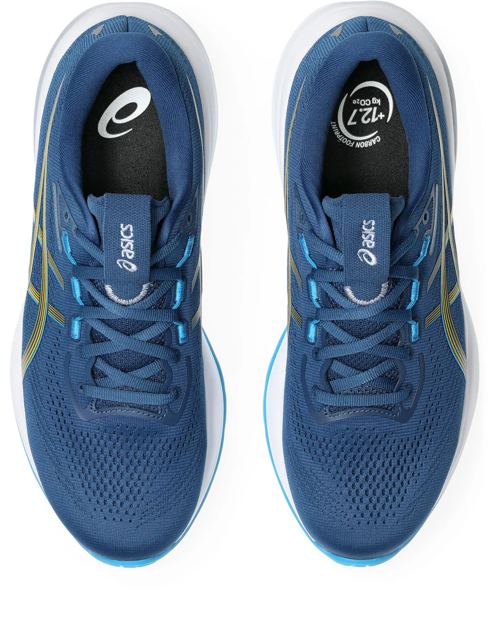 Asics Mens Gel Cumulus 28 - Twilight Blue/Yamabuki - Neutral - SS26 - Image 4