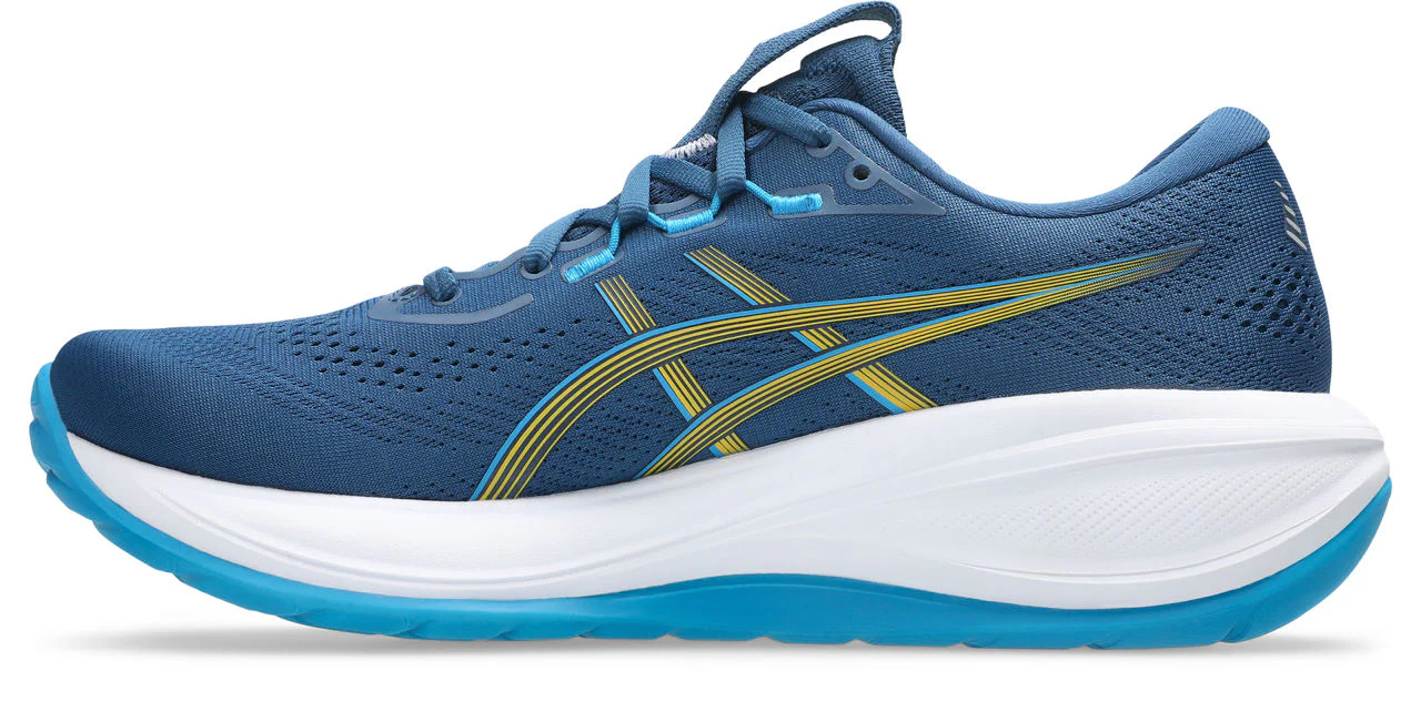 Asics Mens Gel Cumulus 28 - Twilight Blue/Yamabuki - Neutral - SS26 - Image 6