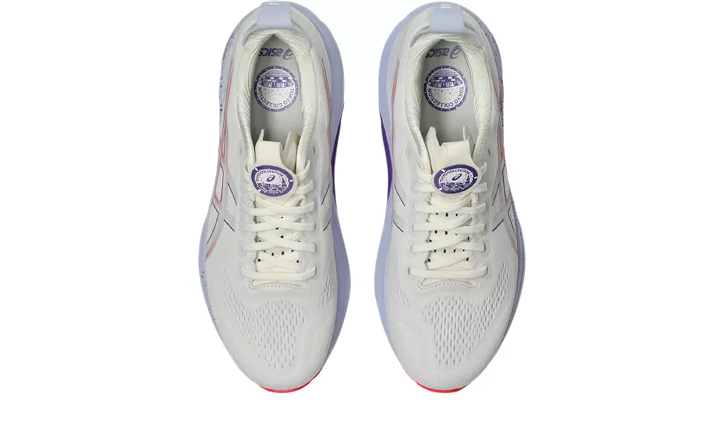Asics Mens Gel Kayano 32 Tokyo - Cream/Edo Purple - Stability - AW25 - Image 5