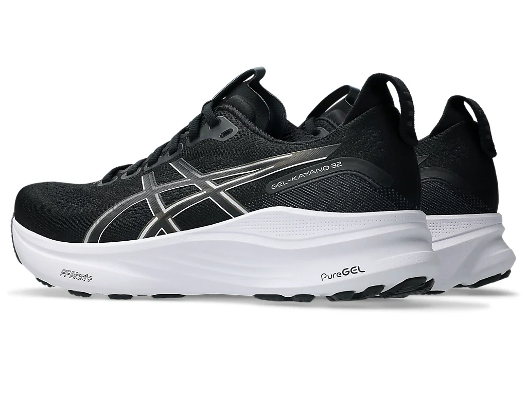 Asics Mens Gel Kayano 32 Extra Wide - 4E Width - Black/White - Stability - AW25 - Image 5