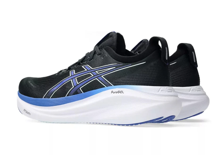 Asics Mens Gel Nimbus 27 - Black/Dark Cobalt - Neutral - AW25 - Image 3