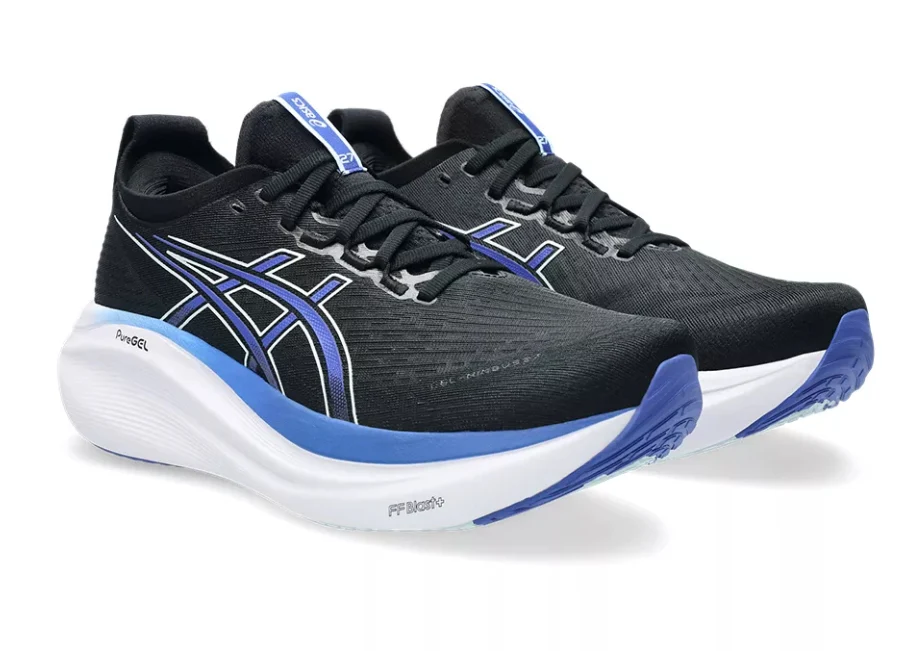 Asics Mens Gel Nimbus 27 - Black/Dark Cobalt - Neutral - AW25 - Image 5