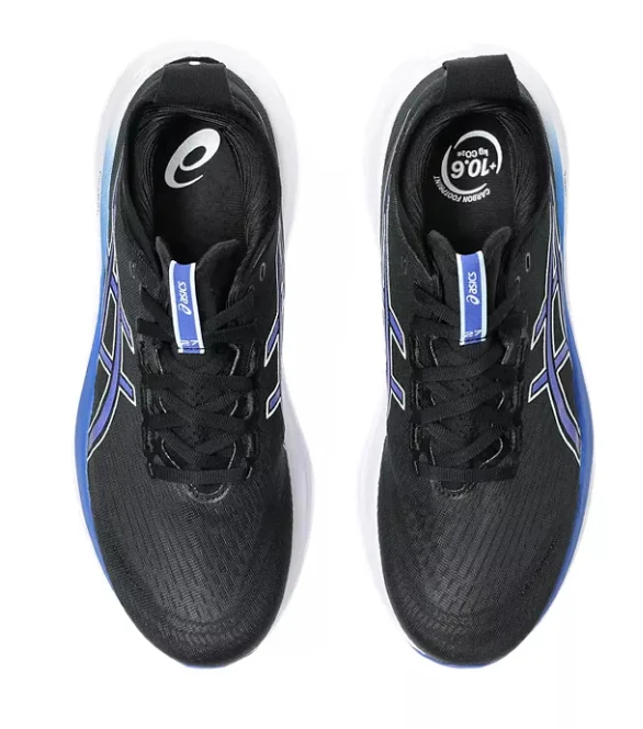 Asics Mens Gel Nimbus 27 - Black/Dark Cobalt - Neutral - AW25 - Image 6