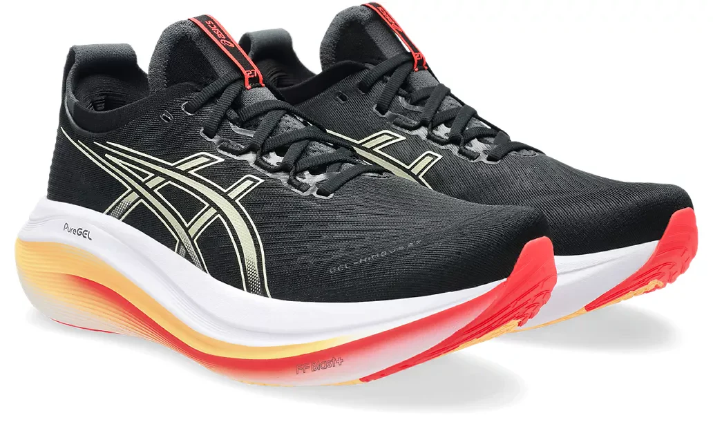 Asics Mens Gel Nimbus 27 - Black/Dark Khaki - Neutral - AW25 - Image 5