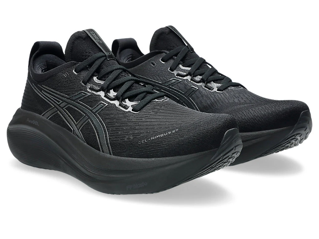 Asics Mens Gel Nimbus 27 - Black/Graphite Grey - Neutral - SS25 - Image 5