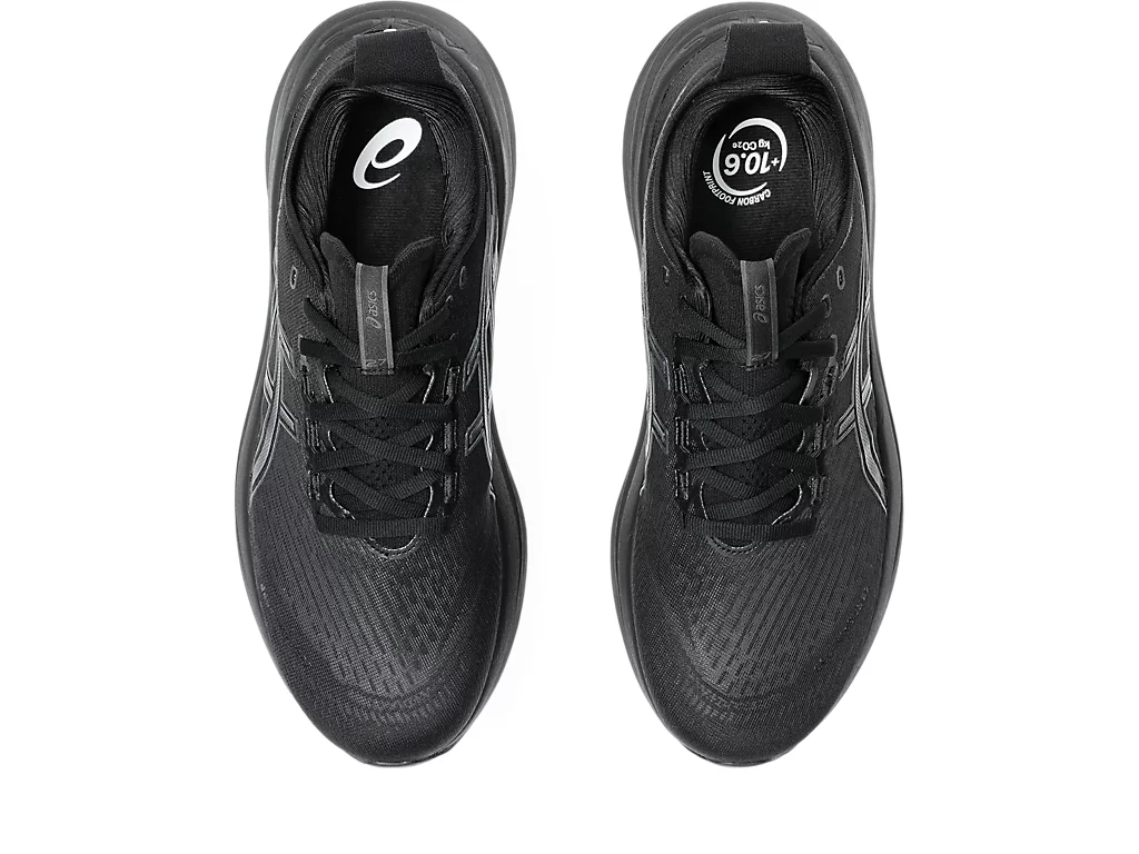 Asics Mens Gel Nimbus 27 - Black/Graphite Grey - Neutral - SS25 - Image 6