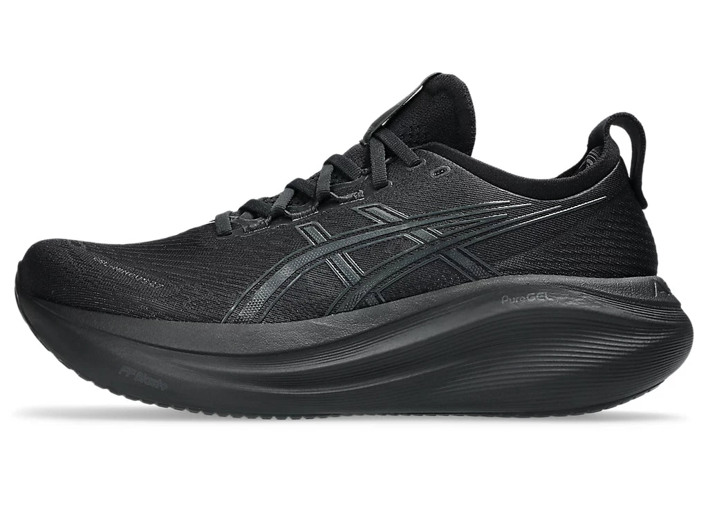 Asics Mens Gel Nimbus 27 - Black/Graphite Grey - Neutral - SS25 - Image 7
