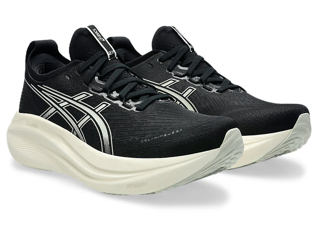 Asics Mens Gel Nimbus 27 - Black/Lake Grey - Neutral - SS25 - Image 5