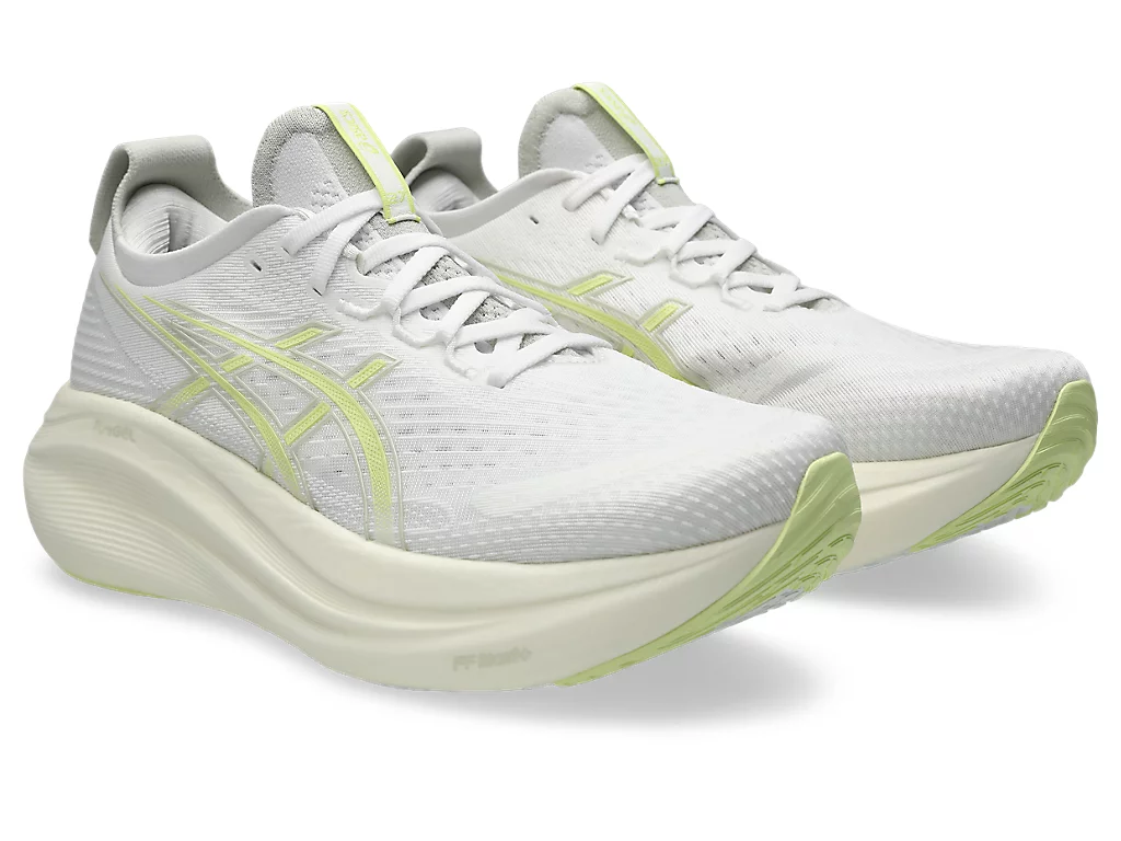 Asics Mens Gel Nimbus 27 - White/Huddle Yellow - Neutral - SS25 - Image 5