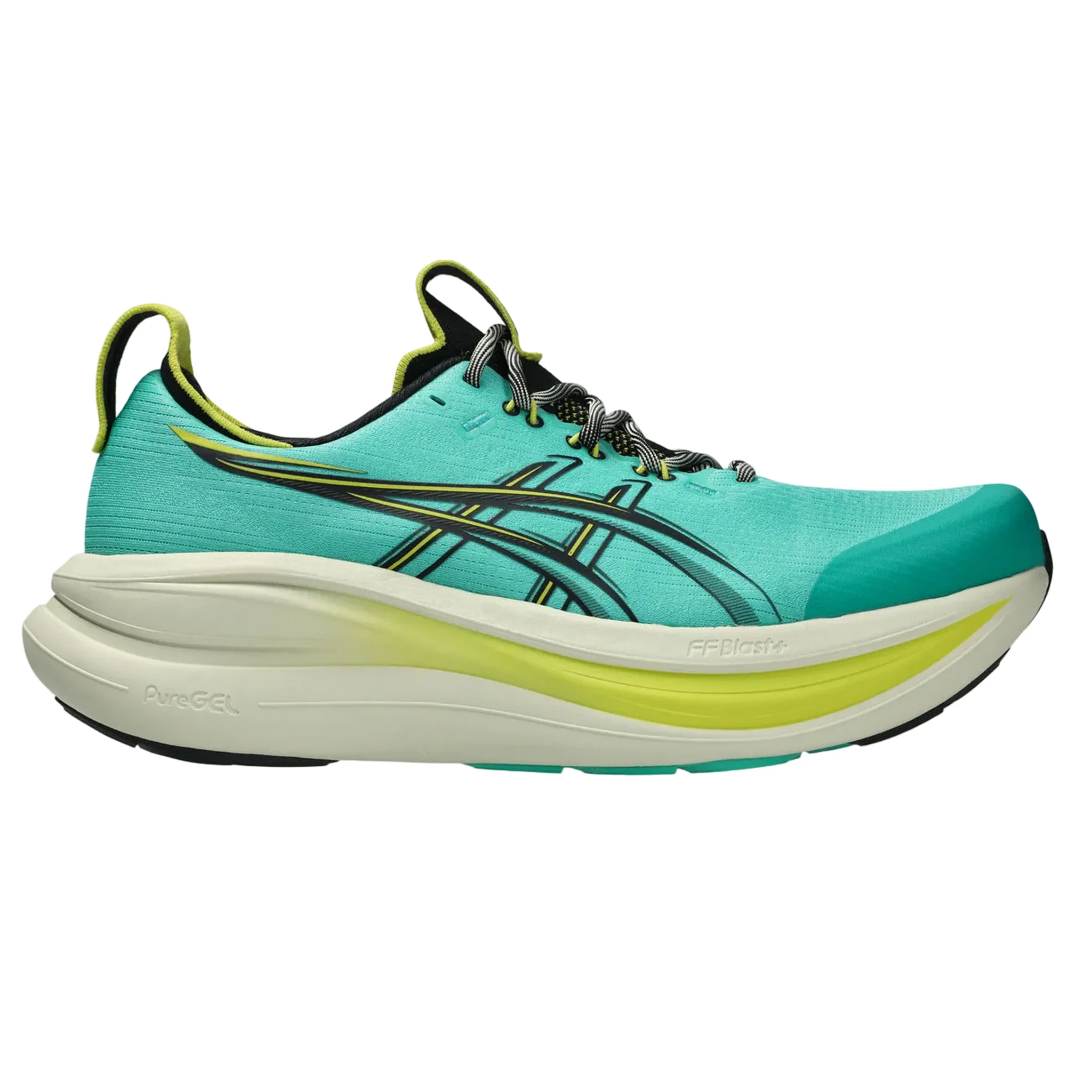 Asics Mens Gel Nimbus 28 TR - Aurora Green/Black - Neutral - SS26