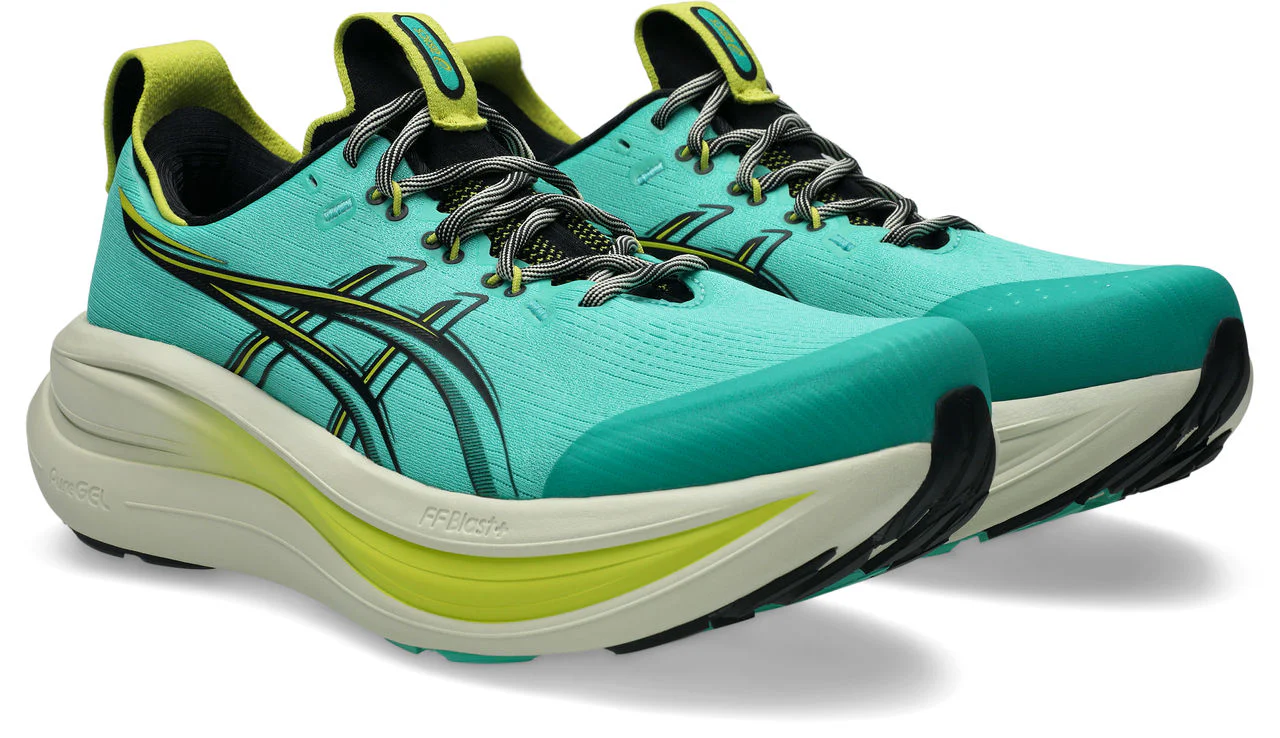 Asics Mens Gel Nimbus 28 TR - Aurora Green/Black - Neutral - SS26 - Image 4