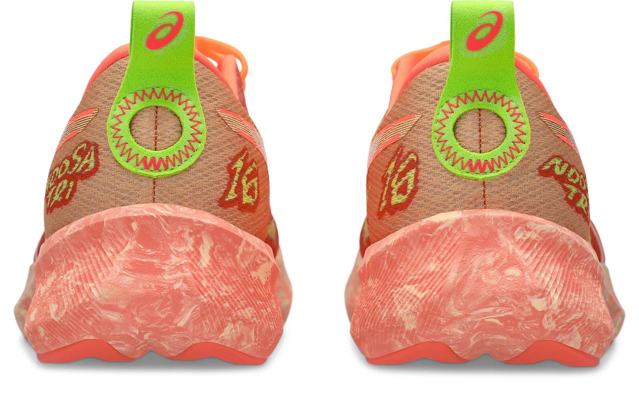 Asics Mens Noosa Tri 16 - Orange Glow/Flash Red - Neutral - AW25 - Image 3