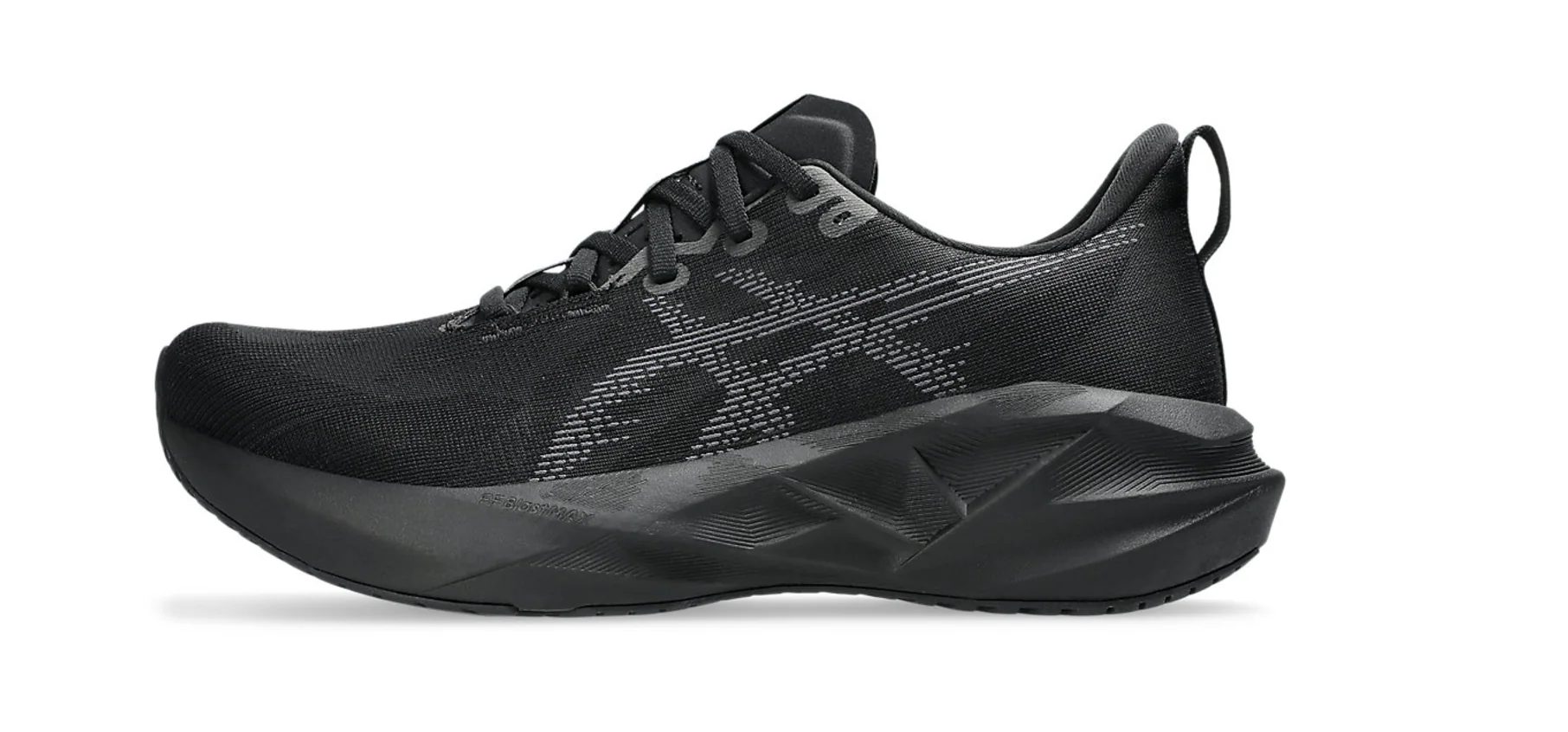 Asics Mens Novablast 5 - Black/Carrier Grey - Neutral - SS25 - Image 4