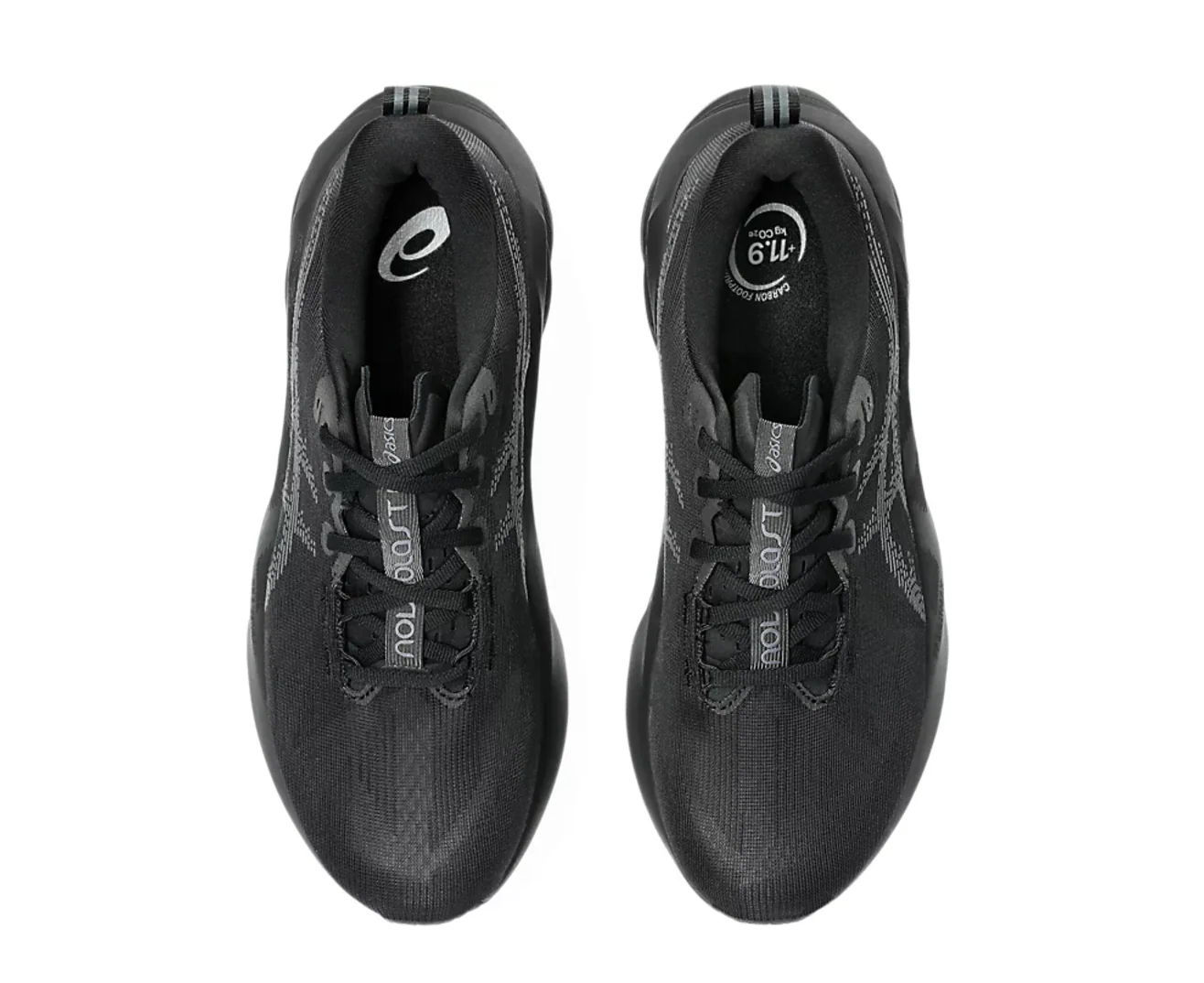 Asics Mens Novablast 5 - Black/Carrier Grey - Neutral - SS25 - Image 8