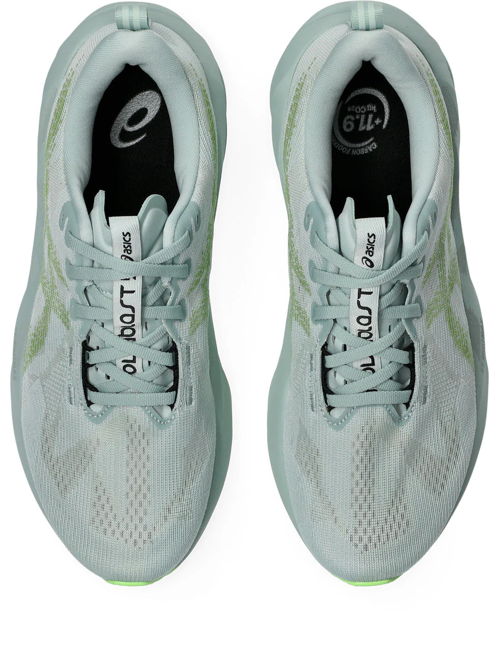 Asics Mens Novablast 5 - Cold Moss/Light Orange - Neutral - SS26 - Image 4