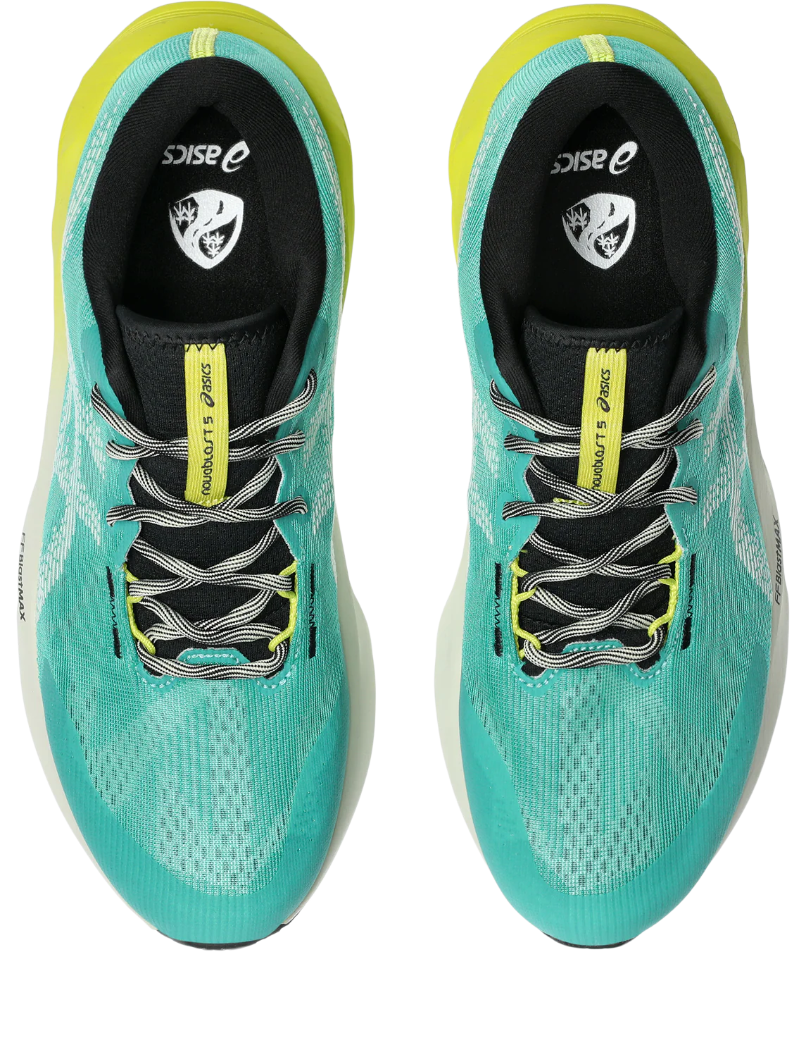 Asics Mens Novablast 5 TR - Aurora Green/Light Dust - Neutral - SS26 - Image 4