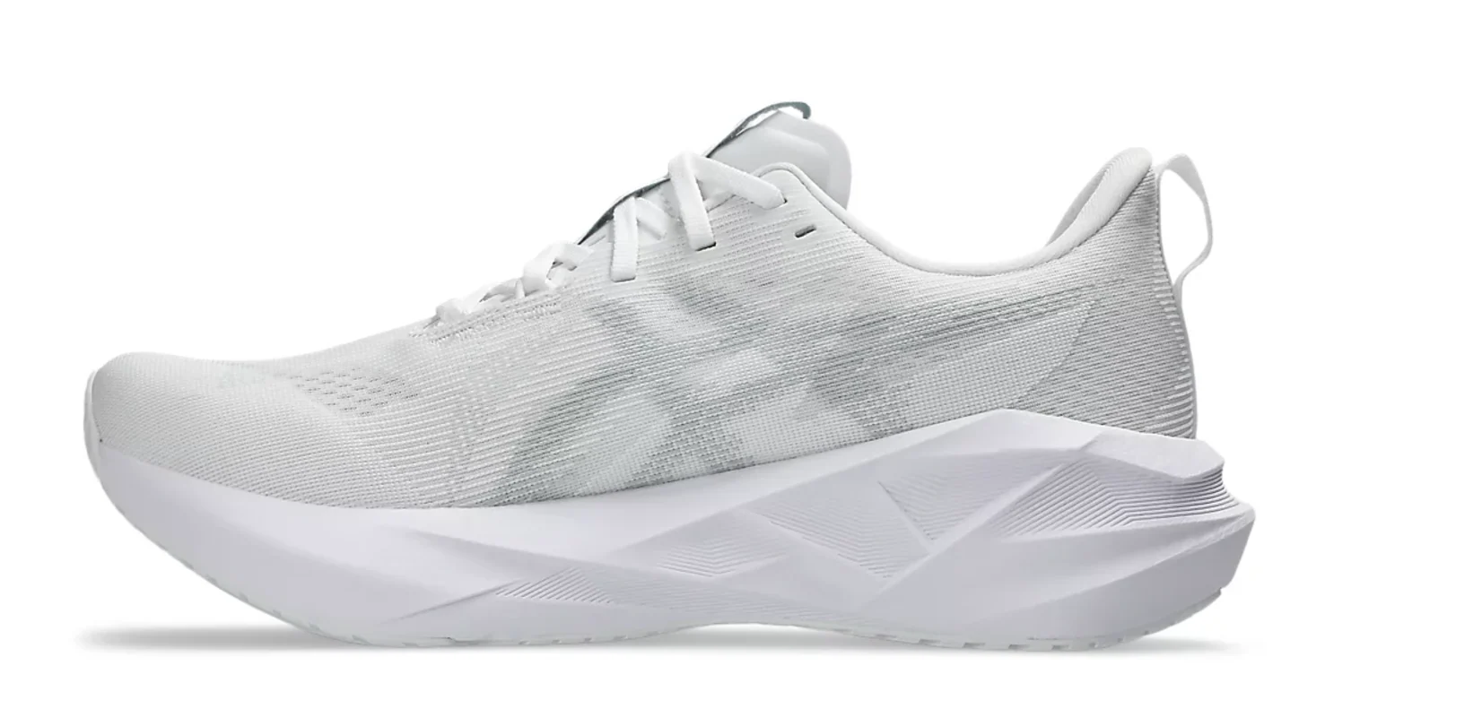 Asics Mens Novablast 5 - White/Piedmont Grey - Neutral - SS25 - Image 7